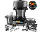 Robot de cocina Cecotec Mambo CooKing Total Gourmet 2200W, 4.5L, 45 funciones, autodispensador, Wi-Fi, panel táctil 7", acero inoxidable
