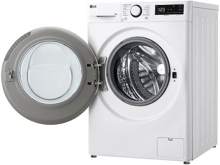 Lavadora LG F4WR6010A0W - Carga Frontal 10 kg, 1400 rpm, 12 Programas, TurboWash™360˚, AI Direct Drive™, Blanco