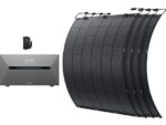 Kit Solar Anker SOLIX E1600 AC con 4 Paneles Flexibles FS20 de 900W, 1200W de Salida, Compatible con Banco Solar y Medidor Inteligente, Ahorro de Energía y Alta Durabilidad