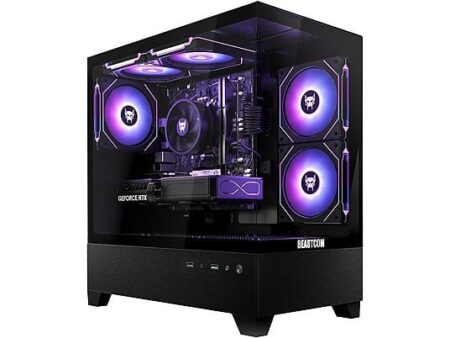 PC Gaming BEASTCOM Q5 Pro | AMD Ryzen 9 5900X, 32GB RAM, 1TB SSD, Radeon RX 9060 XT, Windows 11 Pro, Negro, eSports