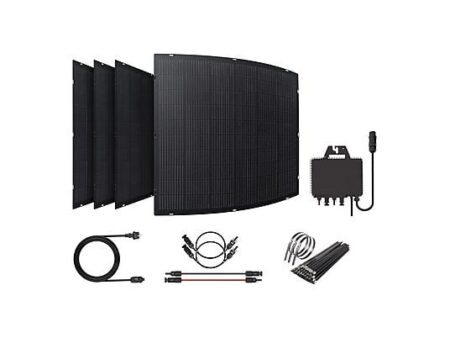 Kit Solar ENGEL PS0800F - 800W, 4 Placas Flexibles, Plug & Play, IP67, Control desde App, Ahorra hasta el 50% en Factura Eléctrica