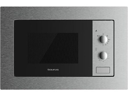 Microondas Integrable Taurus MO20IXM, 1250W, 5 niveles, 20L, Inox con Grill