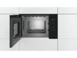 Microondas Integrable Bosch BFL524MB0, 800W, 5 Niveles, 20L, 7 Programas Automáticos, Negro, Función Descongelar