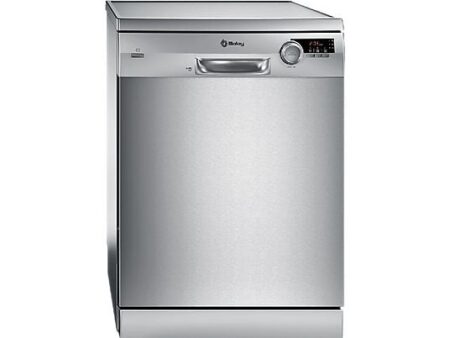 Lavavajillas Balay 3VS572IP, 60 cm, 13 Servicios, 5 Programas, Inox, Motor ExtraSilencio, Media Carga