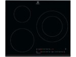Placa Inducción Electrolux LIT60342, 3 Zonas, Zona Grande 28 cm, Función Hob2Hood, Biselada, 60 cm, Negro