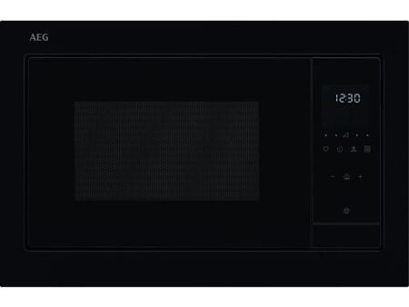 Microondas Integrable AEG TS5GM25EB, 900W, 25L, 8 Niveles de Potencia, Grill, Negro