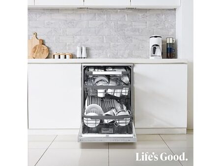 Lavavajillas LG DF375HVS 14 Servicios 10 Programas 60 cm TrueSteam™ QuadWash™ Tercera Bandeja Inox Antihuellas