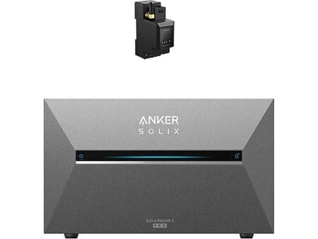 Kit Solar Anker SOLIX Solarbank 3 E2700 Pro, 3600W, 2688Wh, 4 MPPT, Carga Bidireccional, Medidor Inteligente Incluido, IP65