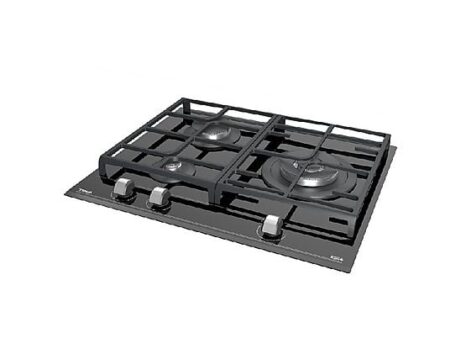 Placa de Gas Teka GZC 63310, 3 Zonas, Gas Natural, ExactFlame, 60 cm, Negro