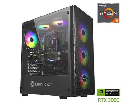 PC Gaming JoyBe Z-Prime, AMD Ryzen 5 5500, 16GB RAM, 256GB SSD, GeForce RTX 3050, Windows 11 Pro, Negro