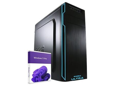 Mini PC GREED Ultra 7 | Intel Core i7-6700 | 16 GB RAM | 1000 GB SSD + 1000 GB HDD | Windows 11 Pro | Negro