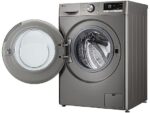 Lavadora LG F4WR7009AGS, 9kg, Carga Frontal, 1400rpm, 14 Programas, AI Direct Drive™, TurboWash™360˚, Inox