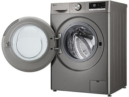 Lavadora LG F4WR7009AGS, 9kg, Carga Frontal, 1400rpm, 14 Programas, AI Direct Drive™, TurboWash™360˚, Inox