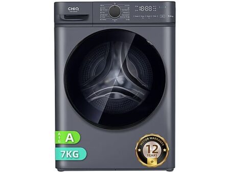 Lavadora Integrable CHIQ CW07123863AX, 7kg, 1200rpm, 16 Programas, Steam Refresh, Azul Oscuro