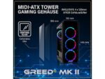 PC Gaming GREED MK2 AMD | Ryzen 7 5700X, 32GB RAM, 1TB SSD, GeForce RTX™ 5060, Windows 11 Pro, Negro