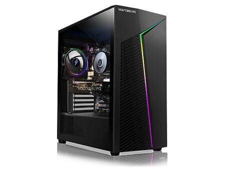 Pack PC Gaming VolttierPC P17 | AMD Ryzen™ 5 3400G, 16GB RAM, 500GB SSD, Radeon™ RX Vega 11, Monitor 24" Full-HD, Windows 11 Pro - Teclado, Ratón, Auriculares, Alfombrilla