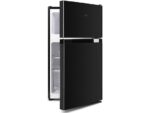 Nevera pequeña CHIQ FTM86L4LE, Inox Oscuro, 85L, 2 Puertas, Congelación Rápida, 39 dB, 84.5 cm