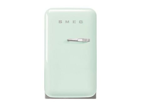 Nevera SMEG FAB5LPG6, 34L, Retro, Libre Instalación, Monopuerta, Color Verde Pastel