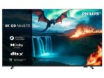 TV Philips 65" QD-Mini LED 65MLED820/12, 4K UHD, P5 Perfect Picture Engine, Dolby Vision & Atmos, Smart TV Titan OS, DVB-T2