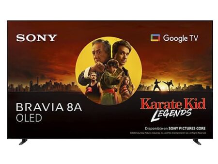 TV OLED 55" Sony BRAVIA 8A 55XR8A 4K UHD Smart TV, Dolby Vision/Atmos, Google TV, IMAX Enhanced, 120Hz, Gaming PS5, Plata oscuro