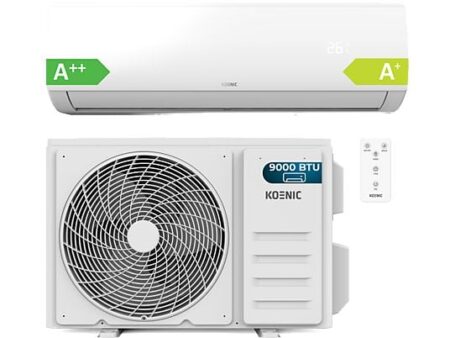 Aire Acondicionado Split 1x1 Koenic KAC 9025 Inverter 2250 fg/h Blanco Temporizador ECO