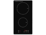 Placa Modular de Inducción EXQUISIT EKI 300-2, 2 Zonas, 288 mm, Negro, Control Táctil, Booster 2.0 kW