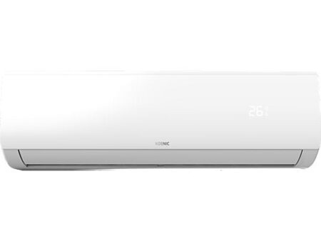 Aire Acondicionado Split KOENIC KAC 4525 1x1, 3000 fg/h, Inverter, Función ECO, Temporizador, Blanco, 45 m²
