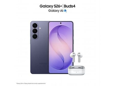 Samsung Galaxy S26+ 512GB, 12GB RAM, 6.7" Dynamic AMOLED, Snapdragon 8 Elite Gen 5, Cámara 50MP, Batería 4900mAh, Android 16 - Azul