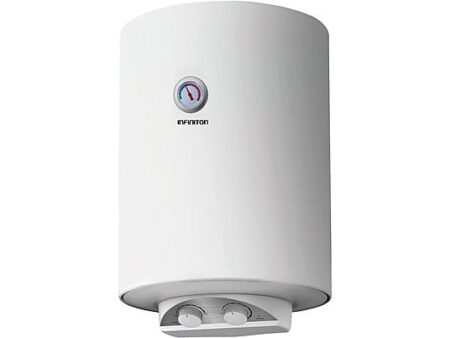 Termo Eléctrico Infiniton CAS3HV30L, 30L, 2000W, Blanco, Doble Posición, Resistencias Envainadas, Eficiencia Energética C