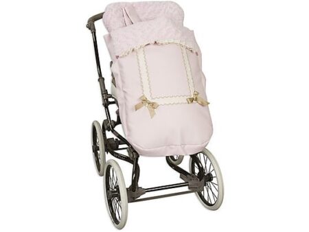 Saco Portabebé Leather BABYLINE Rosa Universal + Capota de Regalo y Cubre Arnés, Adaptable a Sillas de Automóvil