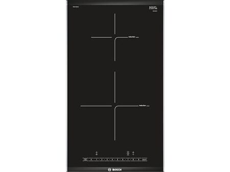 Placa Modular Bosch PIB375FB1E, 2 Zonas Inducción, 21 cm, Control DirectSelect, Negro