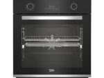Horno Beko BBIMA13302BMPE - Pirolítico, Multifunción, 72 L, 3300 W, Negro, Control Táctil, Raíles Telescópicos