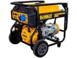 Generador de Gasolina DEWALT DXGNP65E, 6.5 kW, Monofásico, Arranque Eléctrico, Portátil, Ideal para Emergencias y Uso Profesional
