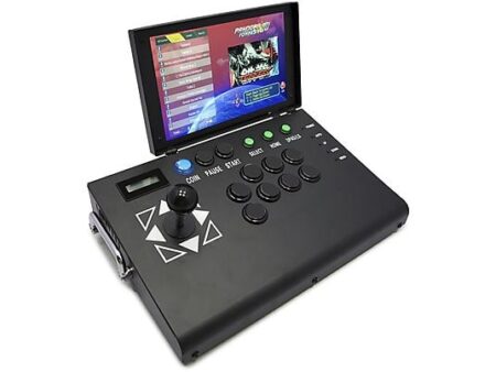 DAM ELECTRONICS Consola Retro Pandora’s Box DMAL0091C00, 8GB, 4000 Juegos, Pantalla 10" HD, HDMI, Negro