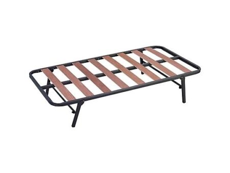 Pack Cama Canguro 90x190 cm - MIROYTENGO, 2 Colchones Viscoelásticos, Somieres Balda Ancha, Metal Negro