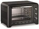 Mini Horno Moulinex Optimo OX4848 - 39 L, 2000 W, 6 Modos de Cocción, Temporizador 120 min, Negro