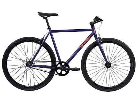 Bicicleta Urbana Fixie FABRICBIKE Original 28" Blue Marine, Acero Hi-Ten, 1 Velocidad, Piñón Fijo/Libre
