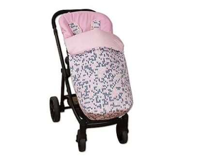 Saco Portabebé Game BABYLINE Universal, Microfibra Transpirable, Rosa, Incluye Manoplas a Juego y Capota
