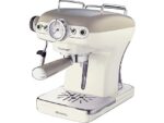 Cafetera Express Ariete 1389/13 Vintage 15 Bar 900W 2 Tazas Beige - Con Boquilla de Vapor y Portafiltros Doble Salida