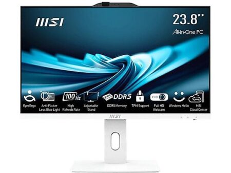 All-in-One MSI PRO 23.8" Full HD, Intel i5, 8GB RAM, 512GB SSD, Blanco