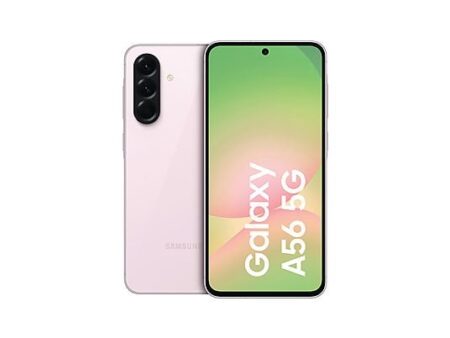 Samsung Galaxy A56 5G Rosa, 256GB, 8GB RAM, 6.7" Super AMOLED, Cámara 50MP, Exynos 1580, Batería 5000mAh - Móvil Android