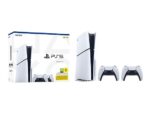 Consola PlayStation 5 Slim 1TB, Blanco, con Wi-Fi 6, 8K Ultra HD, SSD, Gamepad Incluido