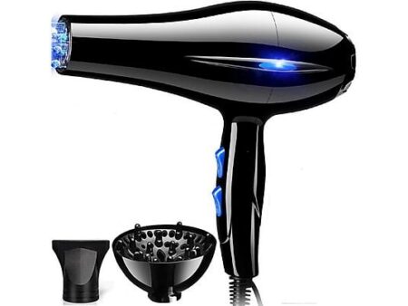 Secador LOLEK SecRojo3500, 2200W, 2 Niveles, Difusor y Concentrador