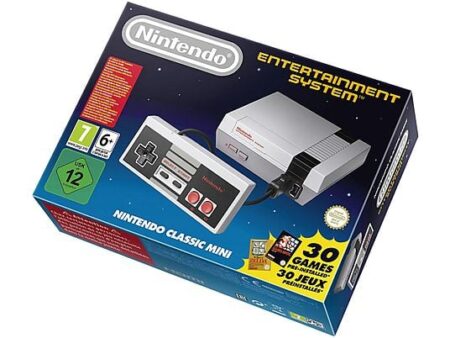 Nintendo NES Classic Mini 512MB, 30 Juegos Preinstalados, Gris, HDMI, Mando Incluido