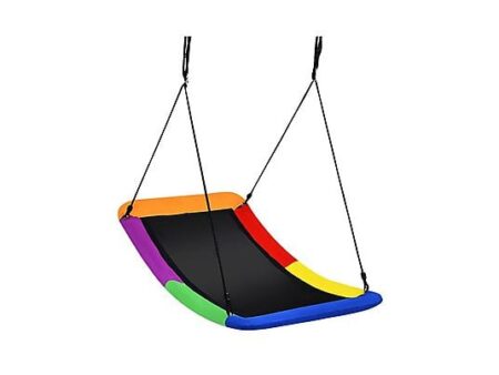 Columpio de Árbol NORTHIO para Niños, 83x155 cm, Tela Oxford y PP, Ajustable, Capacidad 300 kg, Ideal para Jardines y Parques