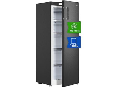 Congelador Vertical CHIQ FSD166NE4E 166L No Frost Inox Oscuro 5 Cajones 1443mm