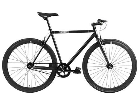 Bicicleta Urbana FABRICBIKE Fixie Original 28” Acero Hi-Ten, 1 Velocidad, Marco 54 cm, Matte Black