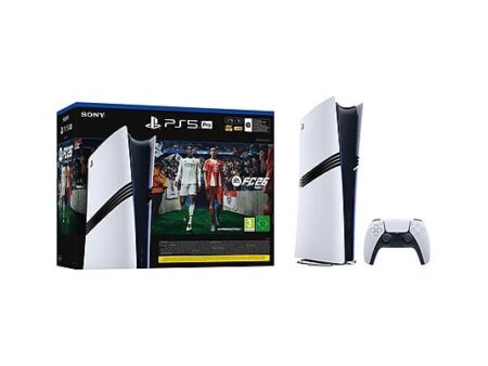 Consola PS5 Pro Digital Edition 2TB Blanca + Juego Digital EA Sports FC 26, 8K, Ray Tracing, Wi-Fi