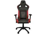 Silla Gaming Corsair T3 Rush, Reposacabezas 4D, Respaldo Inclinable 170°, Almohada Lumbar, Hasta 120 kg, Rojo