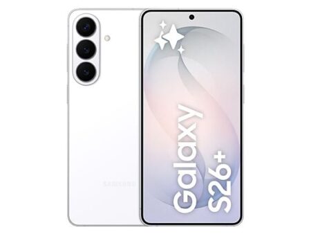 Samsung Galaxy S26+ 512GB, 12GB RAM, Exynos 2600, 6.7" QHD+, Cámara 50MP, Batería 4900mAh, Android 16 - Blanco
